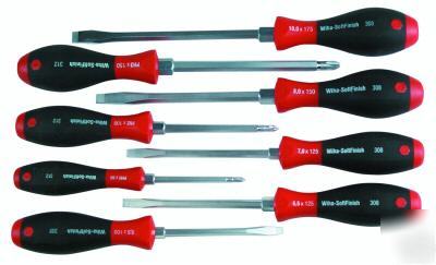 Wiha 8 pc hvy soft finish screwdriver set 30898