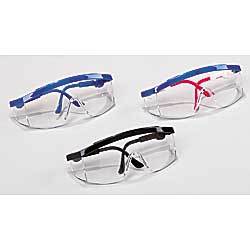 Wise wraparound safety glasses 2 crew tomahawk red blue