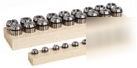 17 pc. close tolerance er 50 6-34 by 2MM collet set