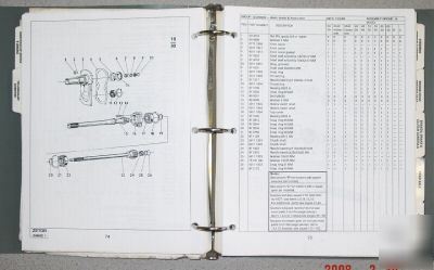 1993 zetor, tractor, parts manual unified range 1