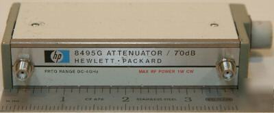 Agilent/hp 8495G prog attenuator 0-4 ghz 0-70 db sma