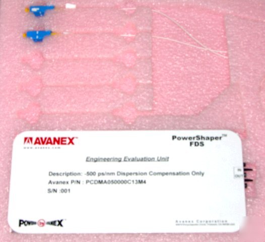 Avanex PCDMA050000C13M4 -500 ps/nm powershaper fds