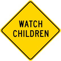Children at play sign watch children sign 24