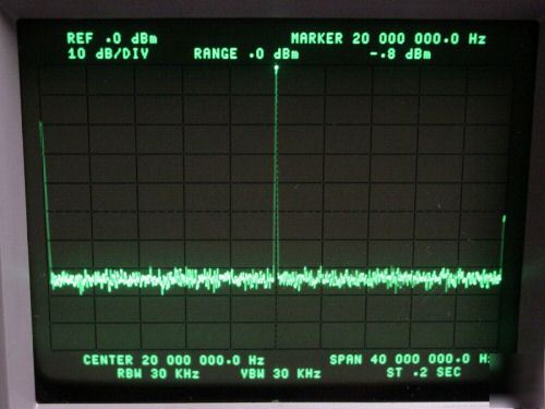 Hp 3585B spectrum analyzer 20HZ to 40MHZ sharp