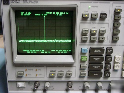 Hp 3585B spectrum analyzer 20HZ to 40MHZ sharp