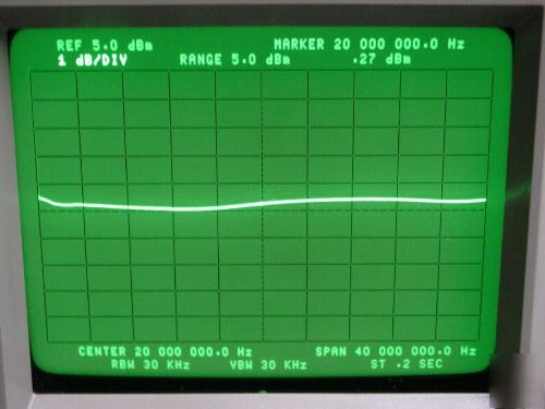 Hp 3585B spectrum analyzer 20HZ to 40MHZ sharp