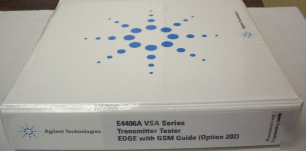 Hp E4406A vsa series transmitter tester manual $5 ship
