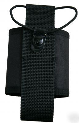 Hwc nylon police adjustable radio case- metal clip lg
