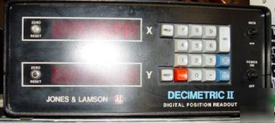 Jones & lampson 2 axis digital readout box