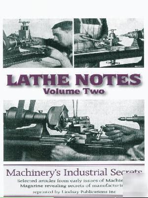 Lathe notes vol 2 how to book