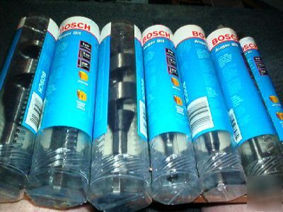 New 10PC lot ~bosch~ wood auger bits 1