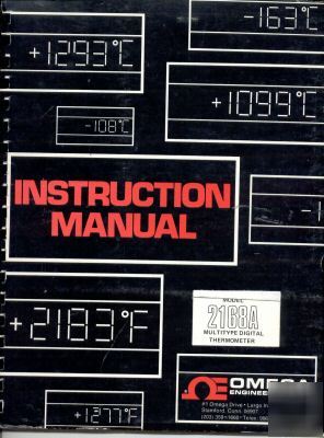 Omega 2168A user manual