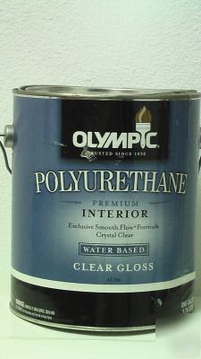 One gallon of olympic polyurethane water based - gloss