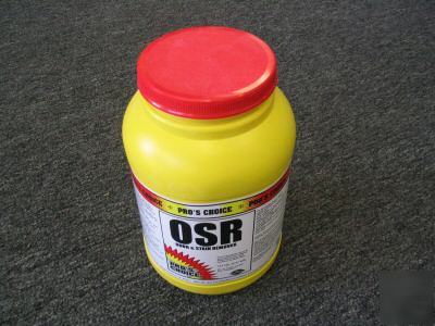 Pro's choice osr, odor & stain remover, 6.5 # jar