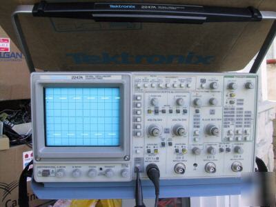 Tektronix 2465B 400MHZ oscilloscope calibrated+guaranty