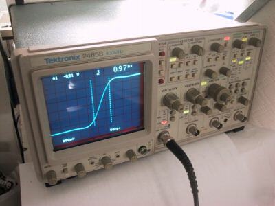 Tektronix 2465B 400MHZ oscilloscope calibrated+guaranty
