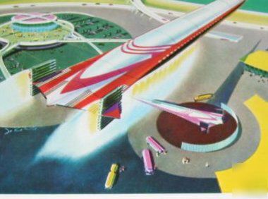 Vanadium futuristic transportation art -2 1958 ads
