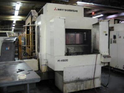 #m-H500 mitsubishi 4-axis cnc horiz machining center