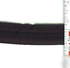 #4 coil zipper tape black 50 yard piece wholesale lot