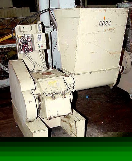 5HP plastic granulator, amacoil bp 1010, auge