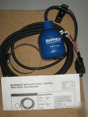 Barnes mercury level control pt#