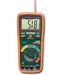 Extech 450 multimeter with ir laser thermometer