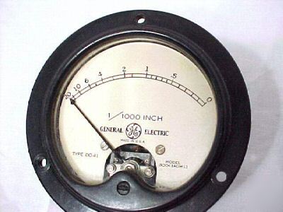 Ge do-41 1/1000 inch scale panel meter tube test tester