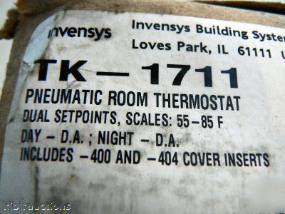 Invensys coleman pneumatic dual setpoint thermostat 