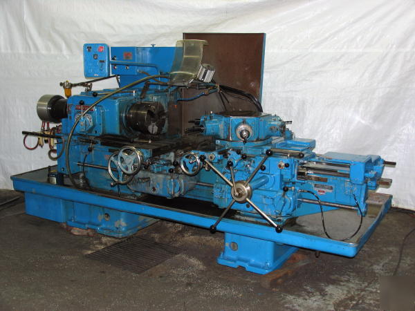 Jones & lamson saddle type universal turret lathe