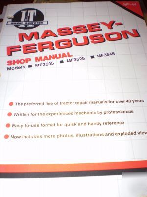 Massey-ferguson MF3505, MF3525, MF3545 i&t shop manual