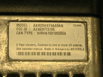 Motorola CDM1550 vhf w/ bracket, power cable & mic