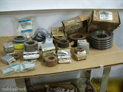 New 22PC lot dodge reliance sheaves & bushings nice 