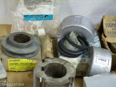 New 22PC lot dodge reliance sheaves & bushings nice 