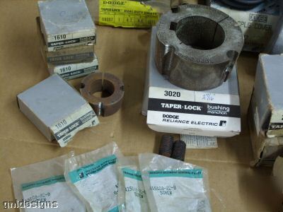 New 22PC lot dodge reliance sheaves & bushings nice 