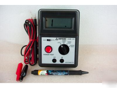 New amprobe amb-4D megohmmeter megohm tester * *