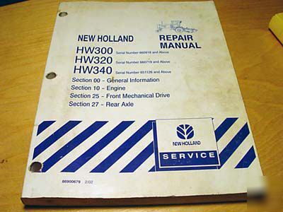 New holland HW300 HW320 HW340 service repair manual