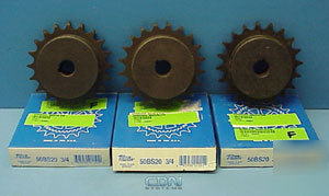 New lot 3 martin 50BS20 3/4 bored to size bs sprocket