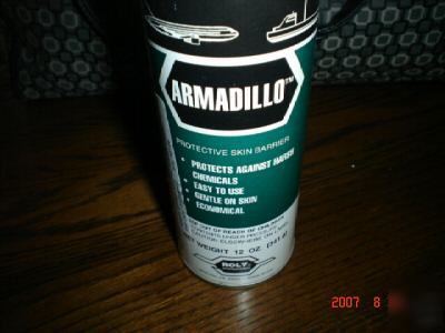 Protective harsh chemical skin barrier armadillo 