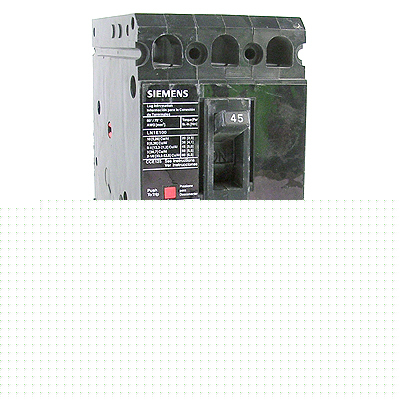 Siemens HED43B045 circuit breaker 45A 480V
