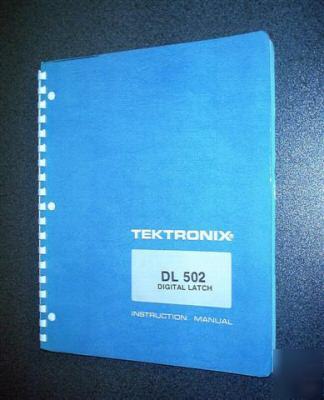 Tektronix DL502 original service manual