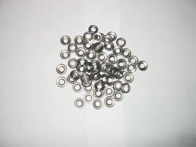 100 - #10 stainless steel finish washers