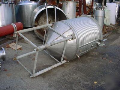 250 gallon stainless steel jacketed cone tank biodiesel