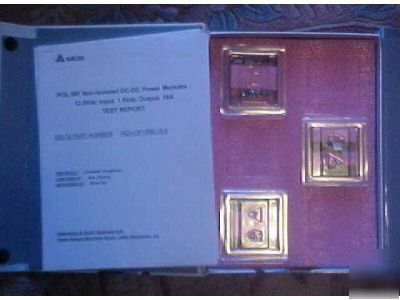 3 different 12 vdc dc-dc delta power modules pol sip
