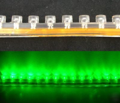 3,green 48CM pvc neon light strip 12V waterproof led 