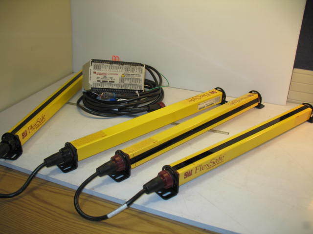 4 sti flexsafe light curtains & lcc-dn controller 