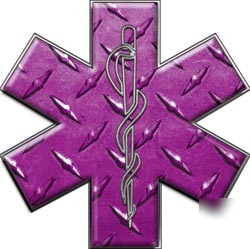 Emt ems mfr medic decal reflective 6