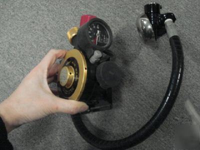 Msa ultralite air mask tank regulator case scba gear 