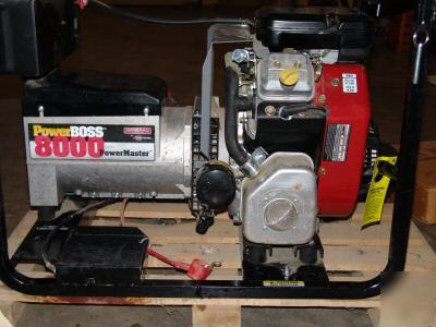 New generac 8000 watt power boss power master generator 