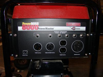 Used Welders For Sale >> New generac 8000 watt power boss power master generator Used Welders For Sale >> New generac 8000 watt power boss power master generator