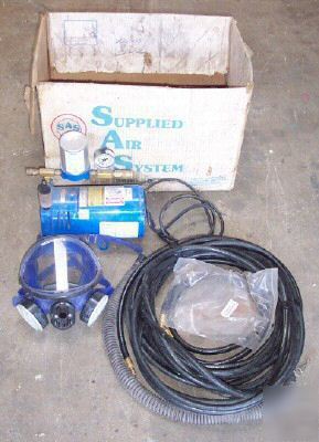 One-man fullface mask supplied-air system sas #9800-30